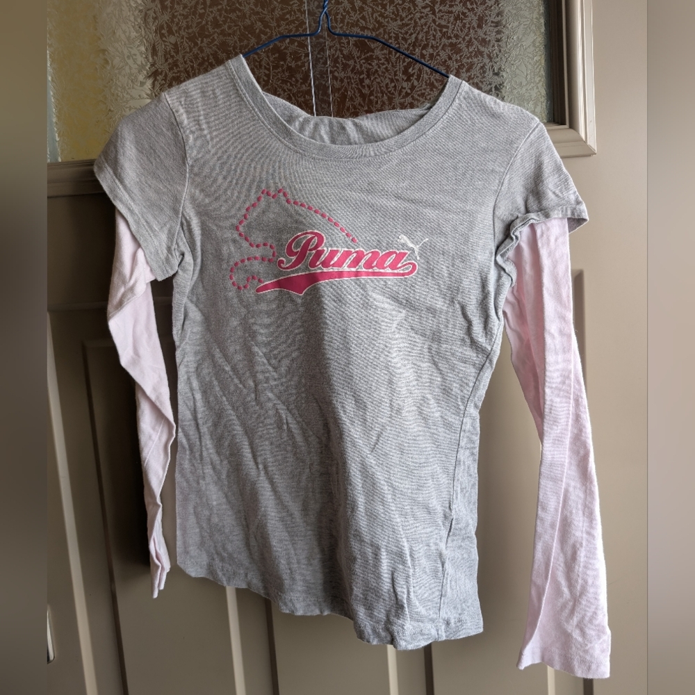 💜3/$15 5/$20 7/$25💜Girls Sz 14 Long Sleeved Puma Tshirt